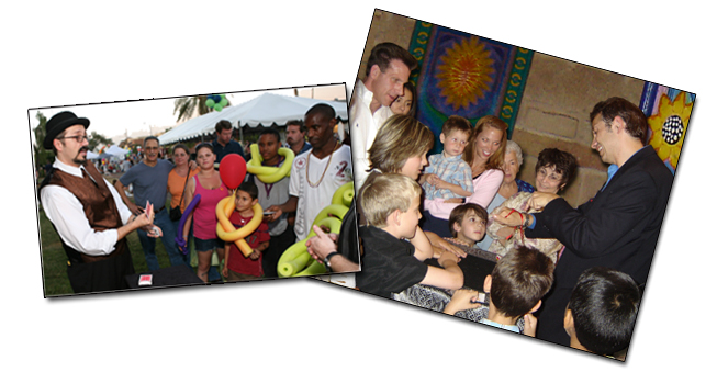 Showcase and Festival Style magician mike fisher